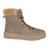 TSF CASUAL LEATHER FUR BOOT FOR WOMEN (BRN)